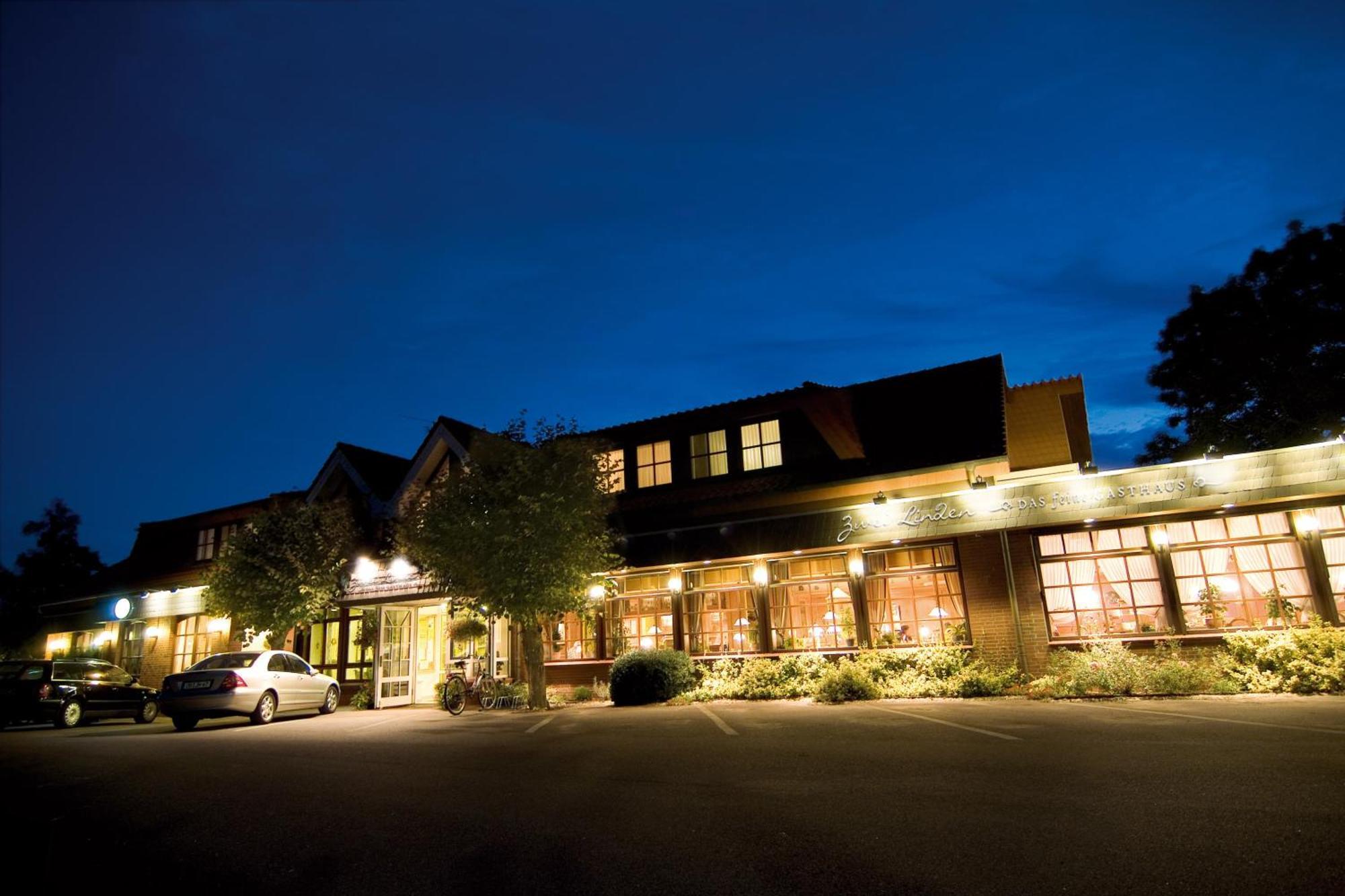 Hotel Zwei Linden - Links Der Elbe - Niedersachsen Balje Exterior foto